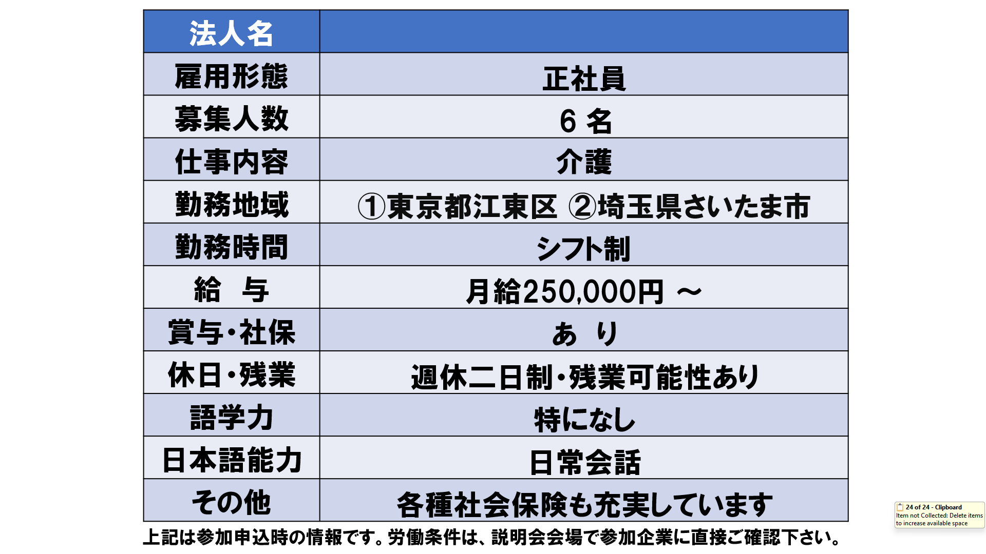 仕事、バイト、正社員